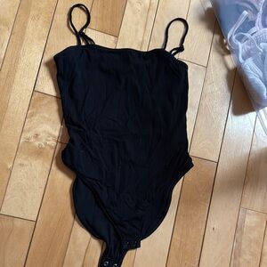 Kids Black One Piece Swimsuit